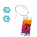 Portable Mini Pulse Body Massager Mobile Phone Control Body Electrode Pad