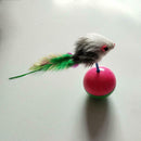 Pet Cat Toys Plush Mouse Kitten Plastic Playing Balls Funny Pets Supplies A