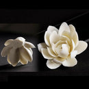 Ceramic White Lotus Incense Burner Home Decor Incense Stick Holder Aromather Hn