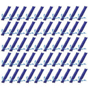 50 Pcs Blue Velvet Pen Pouch Sleeve Holder Single Pen Bag Case Pencil Bag D6I4