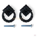 10 xVintage Drawer Drop Ring Pulls Knob Cabinet Dresser Cupboard Bin Door Handle