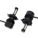 1 Pair H4 Car LED Headlight Kit 6500K 8000LM Hi-Low Beam Headlamp Bulbs