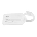 Luggage Tag Plastic Luggage Tag White