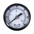 1/8" NPT AIR HYDRAULIC PRESSURE GAUGE 0-300 PSI BACK MT 1.5" FACE