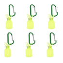 6pcs Shrimp Fishing Lure Cover Squid Jig Hook Protector D Keychain