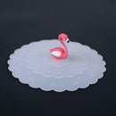 Transparent Bird Dust Proof Silicone Glass Cup Cover Suction Seal Lid Cap