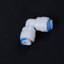 1Pcs 1/4" Tube to 1/4" Tube Push Fit Elbow Quick Connect connector RO System TE