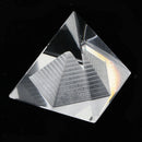 1.57inch Clear Crystal Pyramid (No Stand) Kids Boys' Girls' Bedroom Decor