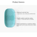 Green Brush Cleaner Cosmetic Make Up Washing Brush Gel Cleaning Mat Foundat
