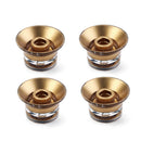 4 Pcs of Pack Guitar Tone Button Guitar Top Hat Knob for Electric Guitar