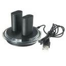 Dual Charging Dock Station Charger with 2 Rechargeable Battery for XBOX ONE