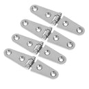 Hinge For 4 Doors In Stainless Steel For Boats With 4 Holes For Hinge 10 Cm
