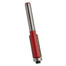 1/4" Shank 3/8" Cutting Dia End Bearing 2 Flutes Flush Trim Router Bit R1E3