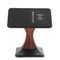 180 Degree Rotation Wood Grain Wireless Charging Stand 9V Charger Stand