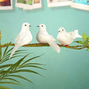 12pcs Artificial Foam Feather Simulated Pigeon DIY Craft Wedding Home Decor