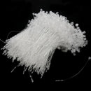 3 inch Snap Lock Security Loop Plastic Tagging Tag Fastener Clear 2000pcs L9B8