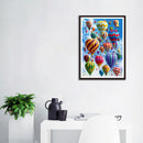 5D DIY Full Drill Diamond Painting Hot Air Balloon Cross Stitch Embroidery