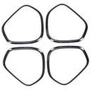 Black Titanium Inner Door Speaker Decoration Cover Trim for Volvo XC60 2018