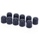 50x Black Plastic Car Truck Auto Wheels Tire Valve Stem Cap Lid Air Dust CoverOZ