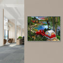 Hut 5D Full Round Diamond Painting DIY Cross Stitch Embroidery (LD344)