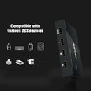 2 in 4 out PC KVM Switch Splitter Box 2 PCs Sharing 4 USB Devices Switcher