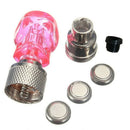 5X(LED light valve cap spoke light for bicycle Auto Bike Rim Tire red B8O1)