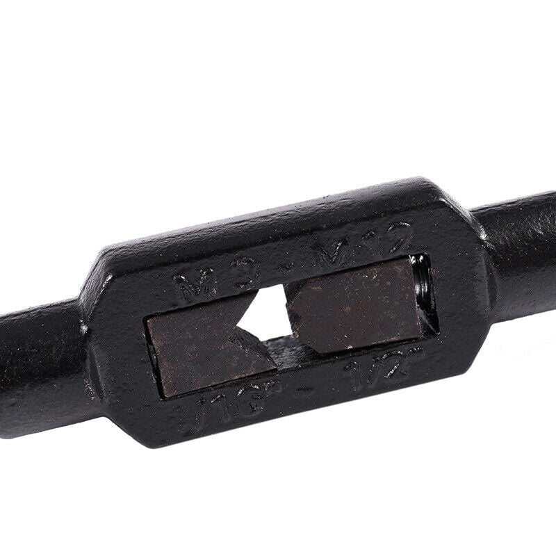 1/16"-1/2" Tap Capacity Non Slip Handle Adjustable Tapping Wrench B9C9