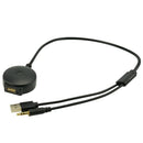 Car Bluetooth Audio 3.5mm AUX USB Music Adapter Set For BMW A6Y6