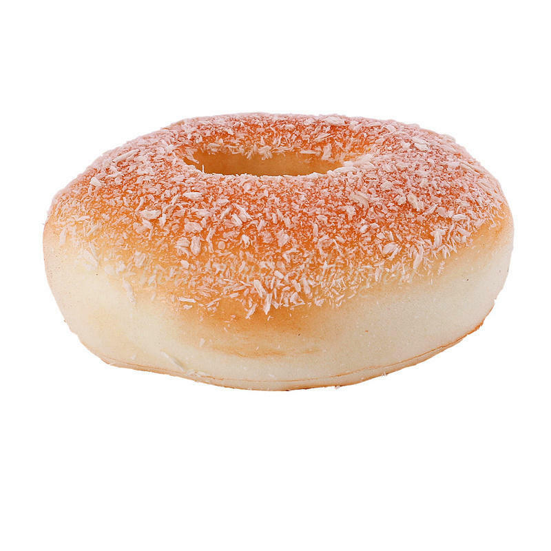 10CM Yummy Coconut Shred Donuts Simulation Food Bread Toys Home Decorations