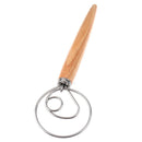 Stainless Steel Dough Whisk Cake Bread Pastry Dough Mixer Stick Egg Beater To Ew
