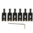 Guitar Roller Bridge Tremolo Saddles Surfing 6pcs Set Wrench for Fender Strat
