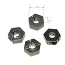 4x Hex Nut 12x5mm, Adapter Hub Adapter for 1/10 Rc Truck