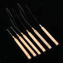 6Pcs Hair Extensions Loop, Micro Rings Links Beads  Threader Wire Hook