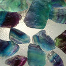1x Big Natural Fluorite Quartz Crystal Stones Rough Polished Gravel Specimen