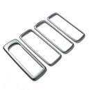 Chrome Car Door Window Switch Lift Button Cover Trim Frame for for Land Rov