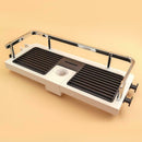 Bathroom Pole Shelf Shower Bath Storage Rack Soap Organizer Hollow Tray