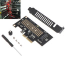 M.2 NVMe Express Card M Key to PCIE 3.0 X4 Adapter External SSD Support 230S Bj