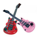 2pcs Inflatable Guitar for Ro & Roll Christmas Gift Party Frs Random Color
