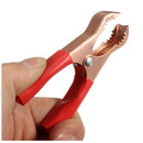 2Pcs Electrical Crocodile Alligator Car Caravan Van Battery Test Lead Clips