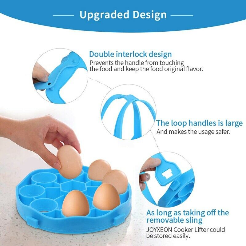 Pressure Cooker Sling Silicone Pot Accessories for Pot 6/ 8Qt, 3 In 1 Desig G1T8