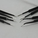 Professional 4x Antistatic Tweezers Repair Tool Kit For Electronics Implements