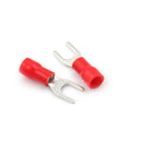 20PCS Red Insulated Fork Spade Wire Connector Electrical Crimp Terminal M4 OH