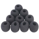10pcs Foam Covers Windscreen Windshield for Lavalier Lapel Microphone 18x8mm