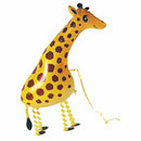 Huge Walking Pet Giraffe Mylar Balloon Zoo Jungle Party Decoration Supplies ME