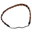 Hair Braids Braided Headband Fashion Plaits Hairband Bands - Light Brown V3Y6