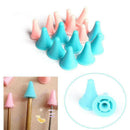 10pcs Knitting Needles Point Protectors Needle Tip Stopper Cover Accessories