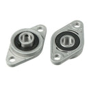 4Pcs Kfl08 Pillow Block Bearing 8Mm Bore Diameter Zinc Alloy Rhombic Flange H6A7