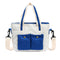 Women Handbags Canvas Shoulder Messenger Crossbody Bag Casual Tote (Blue)