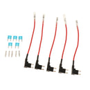 Kit Of Adapters For 15A Fuses For Mini Fuse  APM Mini ATM ATM 5PCS