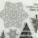 Christmas trees snowflakes Scrapbooking Album Paper Card Decor Diary LJ